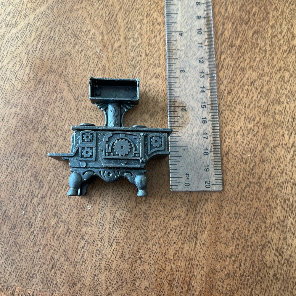 Miniature Gray Toy Stove